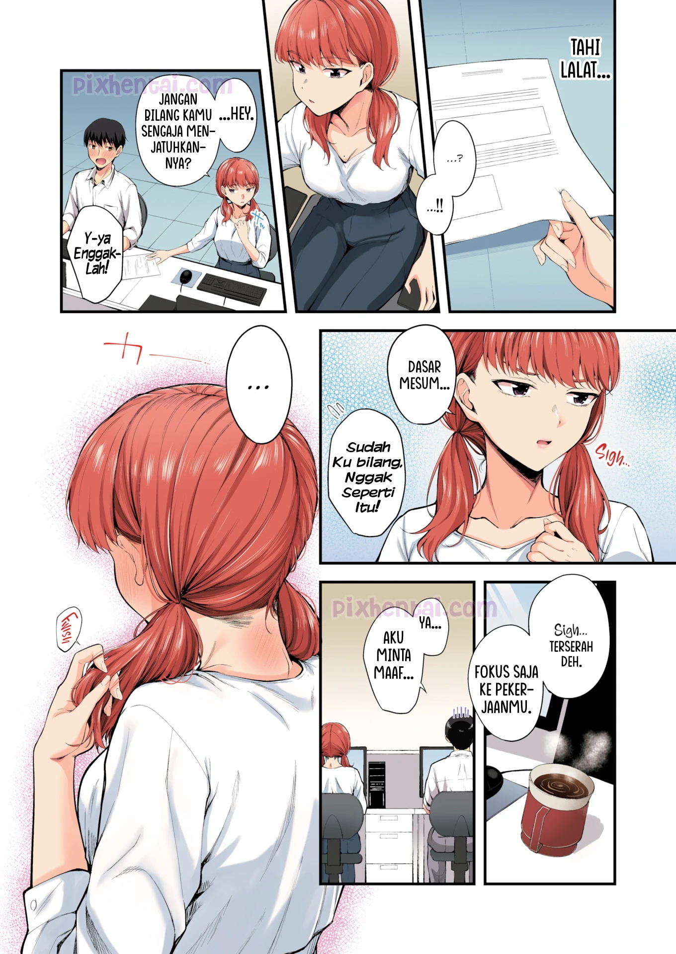 Komik hentai xxx manga sex bokep The Super Cute Side Of The Ultra-Capable Junior Employee 4